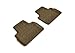 3D MAXpider Second Row Custom Fit Floor Mat for Select Infiniti Models - Classic Carpet (Tan)