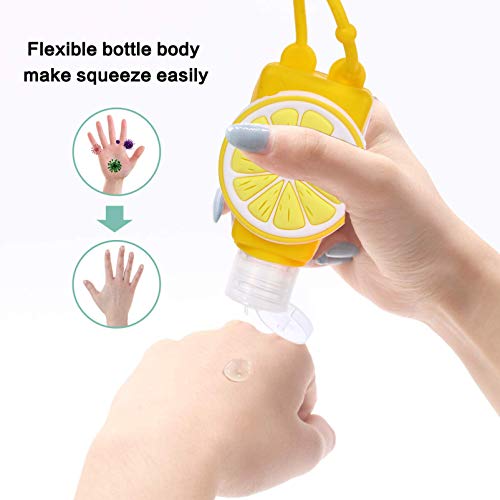 Cabilock Porta-Chaves para Garrafas de Viagem de 4 Unidades de 30Ml Com Tampas de Silicone Frascos d