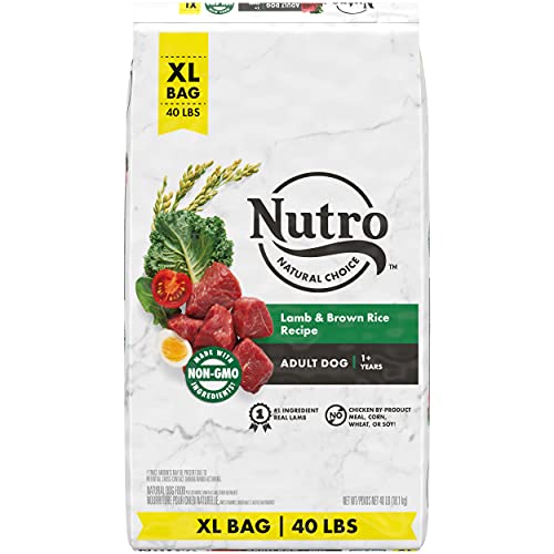 NUTRO NATURAL CHOICE Adult Dry Dog Food, Lamb & Brown Rice Recipe...
