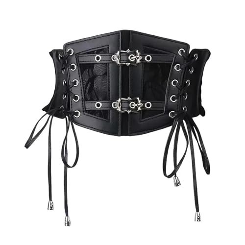 Elastic Lace Corset Belts for Women Wide Stretch Cummerbunds Female Dress Corset Belt for decoration