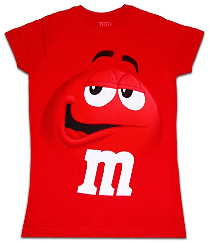 Amazon.com: M&M's Chocolate Candy Character Face Red T-Shirt