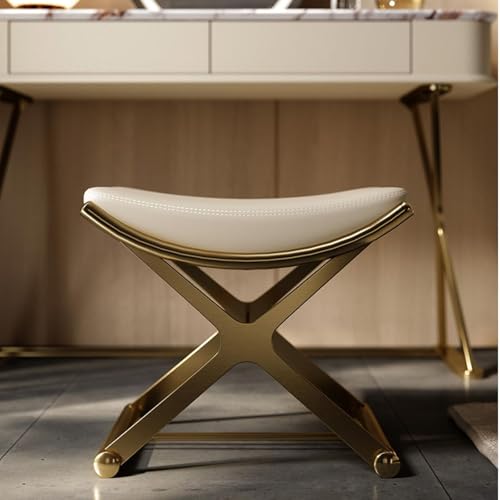 Pouf multifonctionnel rembourré pour assise de maquillage stable - 7