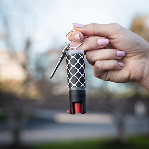 Sabre Red Pepper Spray Keychain For Women, Mini Case With Cute Design, Reinforced Twist Lock Prevents Accidents, Same Maximum Strength Formula Used By Police, 10-Foot (3M) Range With 25 Bursts #TOP7
