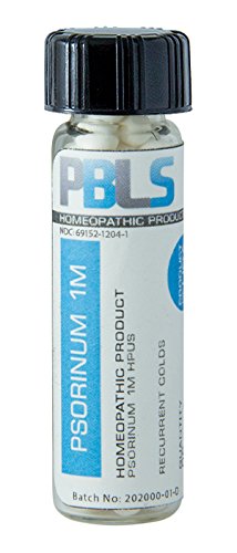 Psorinum 1M, 96 Pellets, Homeopathic Product by Paramesh Banerji Life Sciences, Made in USA