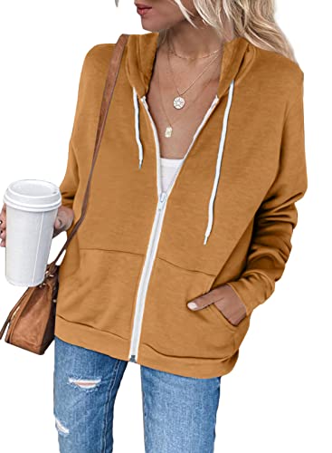 Damen Kapuzenjacke Oversize Mit Reißverschluss - Bequemer Hoodie Für Sport & Alltag