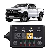 PEDAL COMMANDER for Chevrolet Silverado 1500 2019-2025 Throttle Controller Fits: 4th Gen, 2.7L Turbo 4.3L V6 3.0L Duramax 5.3L V8 6.2L V8 WT, LT, RST, LT Trail Boss, LTZ, High Country, ZR2 Truck