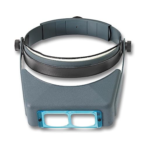 Loupe de tête plan-convexe, grossissement 2,75x, remplaçable, réglable, convient également aux porteurs de lunettes