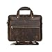 XIXIDIAN Aktentasche aus Leder unter 15.6 Zoll Laptop Tote Umhängetasche for Männer Messenger Satchel Arbeitskasse Crossbody (Color : Brown, Size : 39 * 12.5 * 30cm)