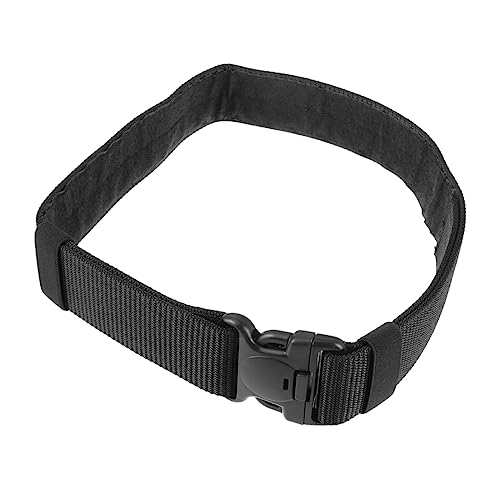 TINEASUR Adjustable Waist Belt Outdoor Belt Quick-release Buckle 100x5.5x0.3cm Black Utility Strap for Sports Hiking