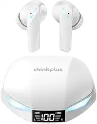 Fones de Ouvido Sem Fio XT 53 (2025) | GM2 PRO MAX - Bluetooth 5.4, LED Digital, Som 360°, Cancelamento de Ruído, Resistente à Água (Branco)