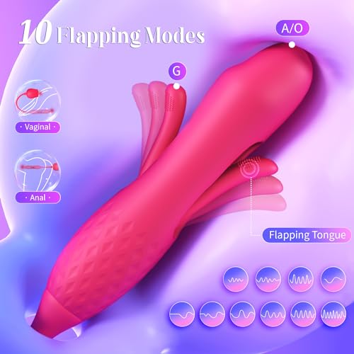 Image of MOOLIGIRL Sucking Vibrator Rose Sex Toy - 10 Suction Vibration Flapping Modes Clitoral Stimulator & G Spot Thrusting Dildo, Anal Nipple Clit Sucker for Women & Couples, Adult Sex Toys & Games