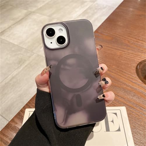 Coque dégradé pour iPhone 11 Pro Max : étui rigide élégant noir pour charge sans fil