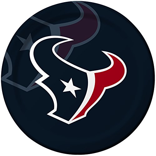 Creative Converting 8 Count Houston Texans Paper Dinner Plates