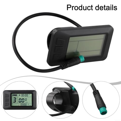 Pantalla LCD ebike KT-LCD7 de 5 pines con panel impermeable y puerto USB 5