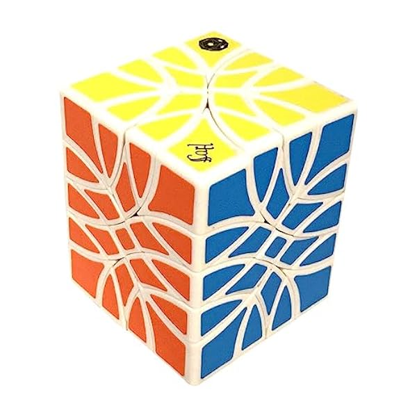 YUNYUE 445 cubos mágicos extraterrestres de mosaico, cubo jumo profesional, juguete de pensamiento para niños y adultos, color blanco