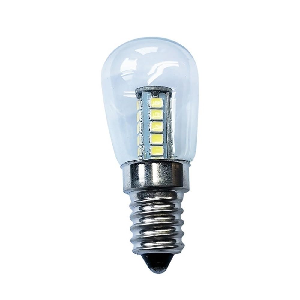 fengyan Casa bombillas, Paquete de 20 bombillas LED for frigorífico T26S E12/E14/E17/B15D AC220 V, bombillas for microondas, iluminación con sal Familiar Lámpara(Warm 2700K,E14 220V)
