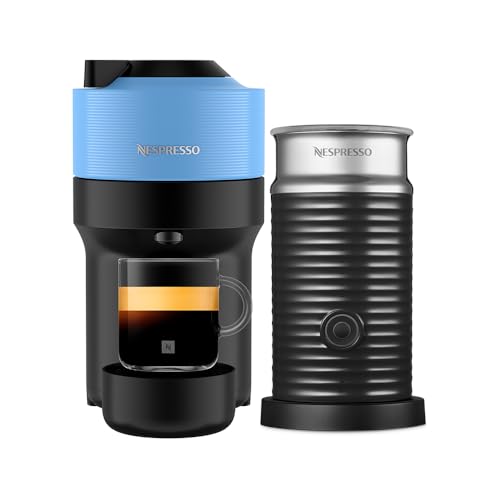 Combo Cafeteira Espresso Nespresso Vertuo Pop Azul Pacífico + Esp...