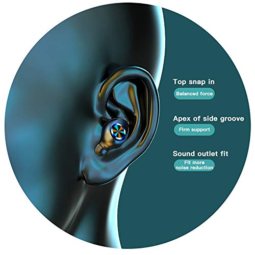 Andoer Fones de ouvido de controle de toque com visor de bateria Fone de ouvido BT Fone de ouvido se