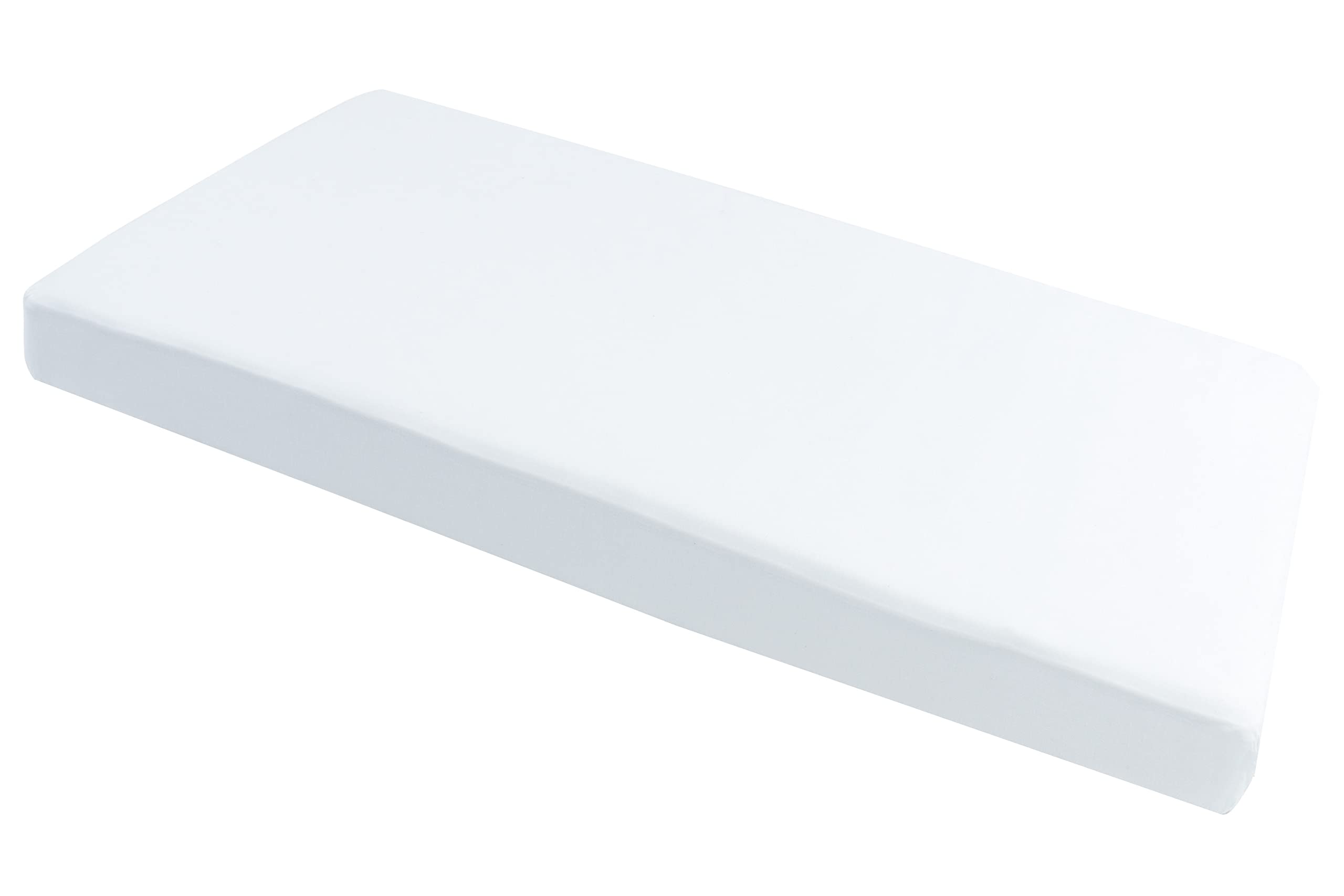 Medi Partners Lenzuola Lettino Neonato 60x120-100% Cotone Lenzuolo con Angoli Culla Coprimaterasso fitted Materassino Sheet Letto Bambino Lenzuolino (Bianco)