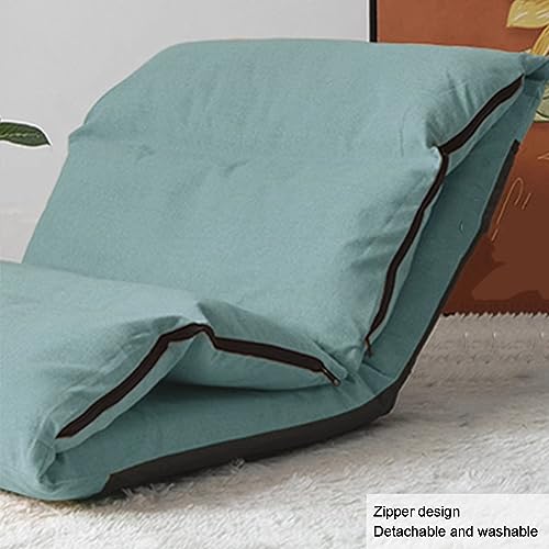 Chaise de sol pour soulager le dos | Canapé portable pliant réglable vert