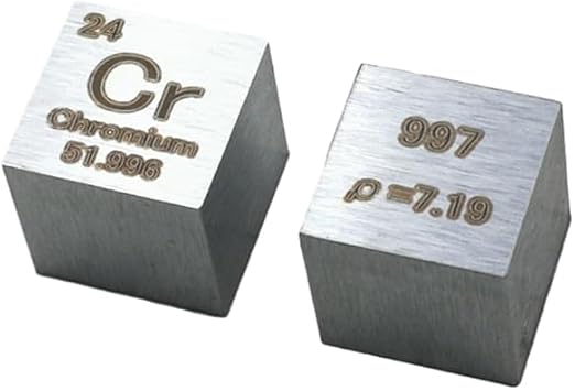 10mm Chromium Cr Metal Cube 99.7% 7.2g