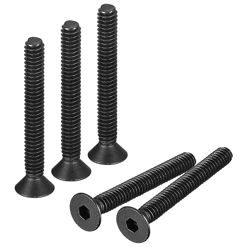 uxcell #8-32x1-1/4" Flat Head Socket Cap Screws