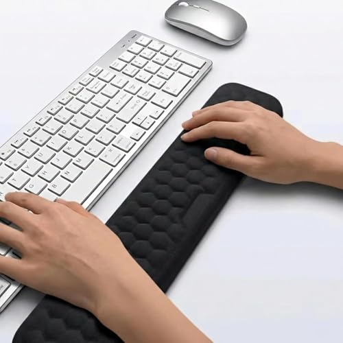 Suporte Ergonômico Pulso, Espuma de Mémoria, Confortável, Grande, Antiderrapante, Confortável, Estável com Base Antiderrapante