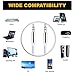REALMAX【1m】Aux Cable For iPhone In Car - Universal Jack To Jack Nylon Braided Audio Auxiliary Headphone Wire Lead 3.5mm To Home Stereo Male Compatible With iPod, iPad, Echo Dot, Sony, Beats (White) REALMAX【1m】Aux Cable For iPhone In Car - Universal Jack To Jack Nylon Braided Audio Auxiliary Headphone Wire Lead 3.5mm To Home Stereo Male Compatible With iPod, iPad, Echo Dot, Sony, Beats (White)