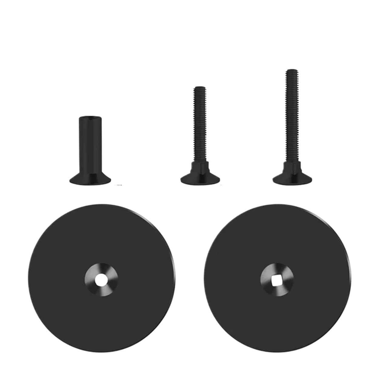 Door Hole Cover Plate 4Set 2-5/8 Inch Diameter Round Deadbolt Cover Plate, Door Knob Hole Cover Plate