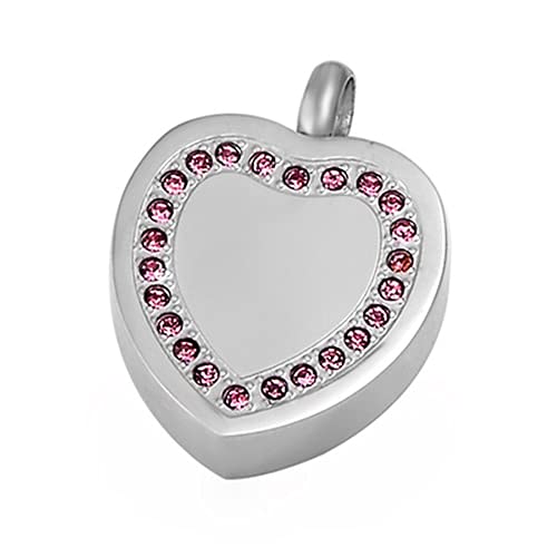 Collier urne funéraire cœur cristal gravé : surmonter l'absence avec ce bijou mémoriel