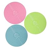 Photo Gallery mipcase 3 pezzi tappetini rotondi in silicone antiscivolo per impastare e arrotolare pasta per dolci e pizza riutilizzabili e facili da pulire e Photo Gallery mipcase 3 pezzi tappetini rotondi in silicone antiscivolo per impastare e arrotolare pasta per dolci e pizza riutilizzabili e facili da pulire e
