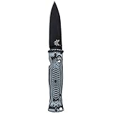 Benchmade - 531 Knife, Drop-Point Blade, Plain Edge, Coated Finish, Gray and Black