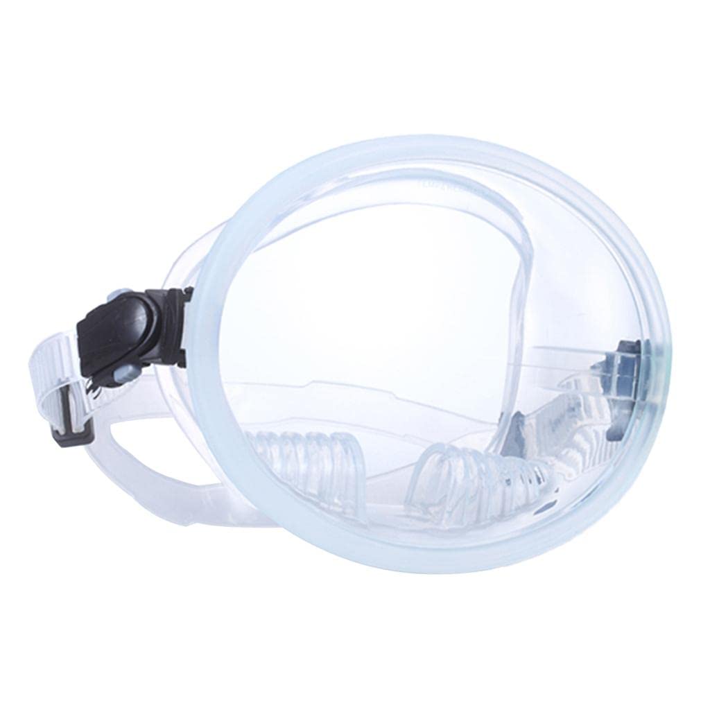 SM SunniMix Gafas de Buceo Antiniebla Snorkel Lente Ovaladas Clásicas Anteojos de Visibilidad Resistente al Agua - Claro