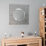 miroir en bois patine bronze [MATIÈRES] Fabrication artisanale garantie avec bois bénéficiant d'un traitement patiné aspect argent.