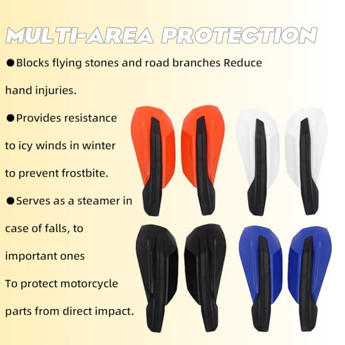 JFG RACING Handprotektoren Motorrad,Enduro Handschützer,Motorrad Handschutz Handguards für KTM SX SXF EXCF 50 65 85 125 150 250 350 450 500 2017-2020 XCW XCF XC-Schwarz