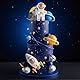 Outer Space Cake Toppers Astronaut Rocket Stars Cake Decorations for Two Der Mond Erste Reise um die Sonne Babyshower Geburtstag Kuchen Deko