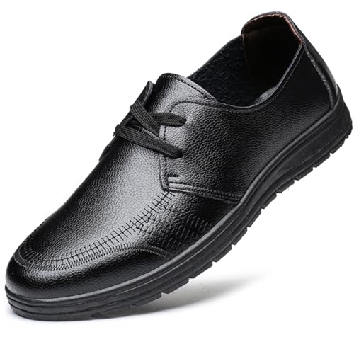 Dress Shoes for Men Men's Casual PU Leather Flats Soft Comfortable Vintage Style Footwear for Men2
