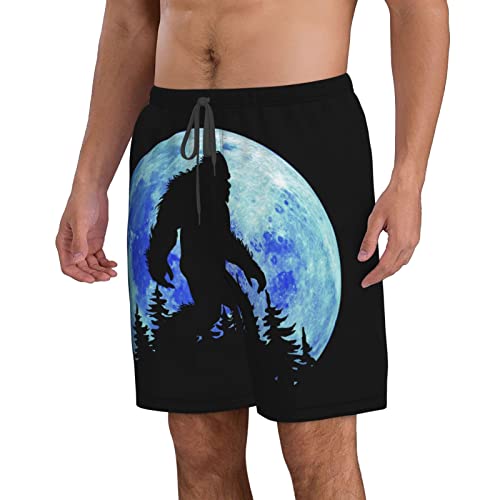 Bigfoot Men's Shorts Beach Swim Trunks Quick Dry Athletic Shorts Adjustable Elastic Size M/L/XL/XXL/XXL2