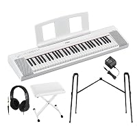 Amazon | YAMAHA NP-15 キーボード 61鍵盤 ヤマハ (WH ヘッドホン