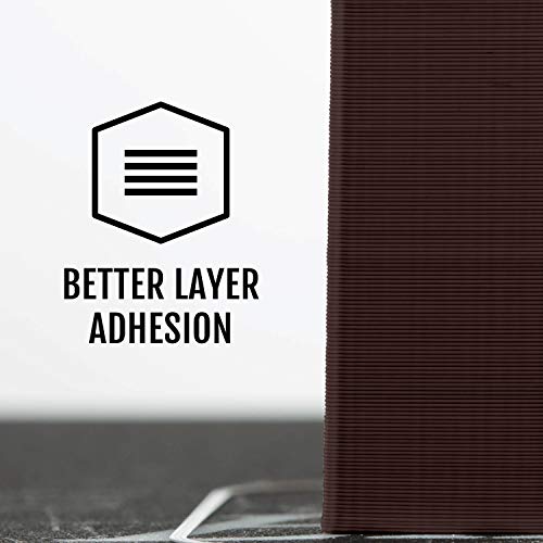 Image of HATCHBOX 1.75mm Brown PLA 3D Printer Filament, 1 KG Spool, Dimensional Accuracy + /- 0.03 mm, 3D Printing Filament