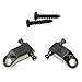KAISH Set of 2 Guitar String Trees Guitar String Retainer Bar Guides for USA Strat/Tele Black