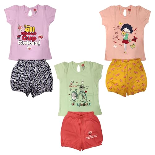 LuvLap Girls Baby and Toddler Top Set