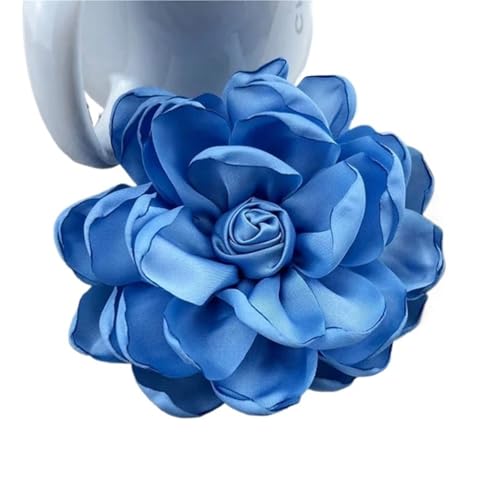 �z�n ������� DIY Fabric 10cm French Handcrafted Rose Corsage Fabric Brooch Exquisite High-End Flower Pin for Elegant Backpack Accesso
