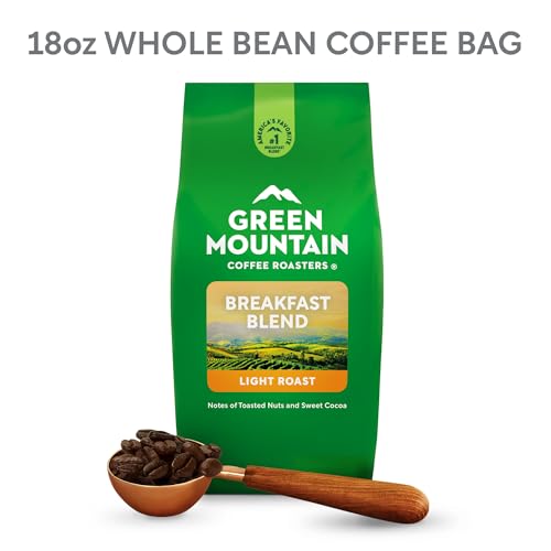 Green Mountain Coffee Roasters Breakfast Blend, Whole Bean Coffee, Bagged 18 oz - image 3