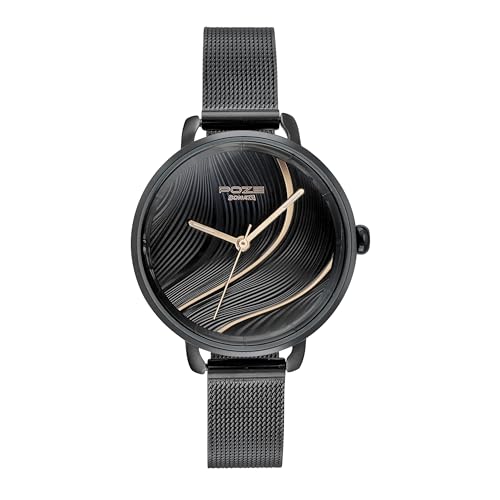 Sonata Poze Quartz Analog Black Dial Mesh Strap Watch for Women-SP80071NM01W (B0CXDTM37G) Amazon Price History, Amazon Price Tracker