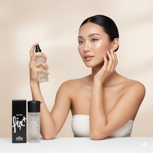 Image of Professional Waterproof Oil-Free Long-Lasting Full Coverage Matte Foundation (Primer Fixner)