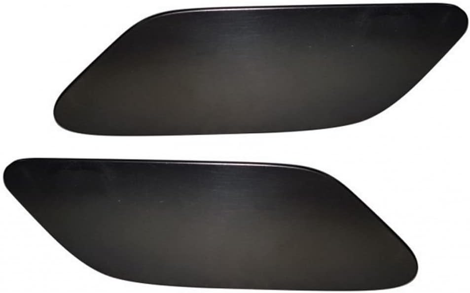 For Lexus RX350L/RX450h 2020 2021 2022 Headlight Washer Cover Driver and Passenger Side | Pair | Matte Black | Plastic | Replacement For LX1048102, LX1049102 | 8535448901, 8535348901