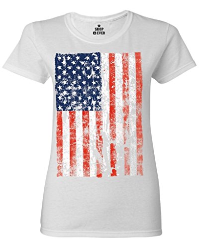 T-shirt États-Unis femme YOYAO vintage esprit vintage américain XL