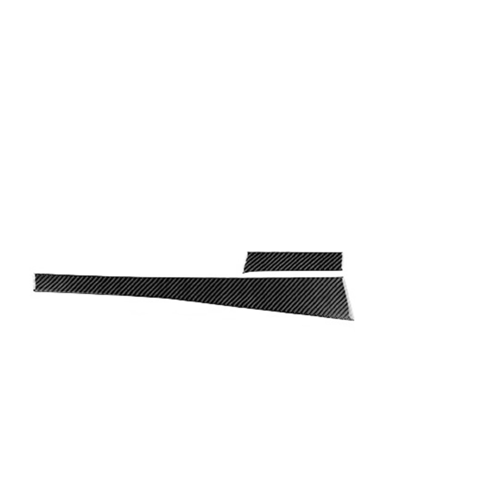 Car Trim Interior for Fluence for Megane 3 RS 2009-2015 LHD RHD Instrument Panel Trim Soft Carbon Fiber Sticker Interior Mouldings(A for RHD Black)
