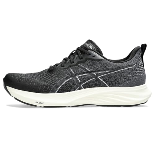 ASICS Tênis de corrida feminino DYNABLAST 4, Preto/cinza, 42
